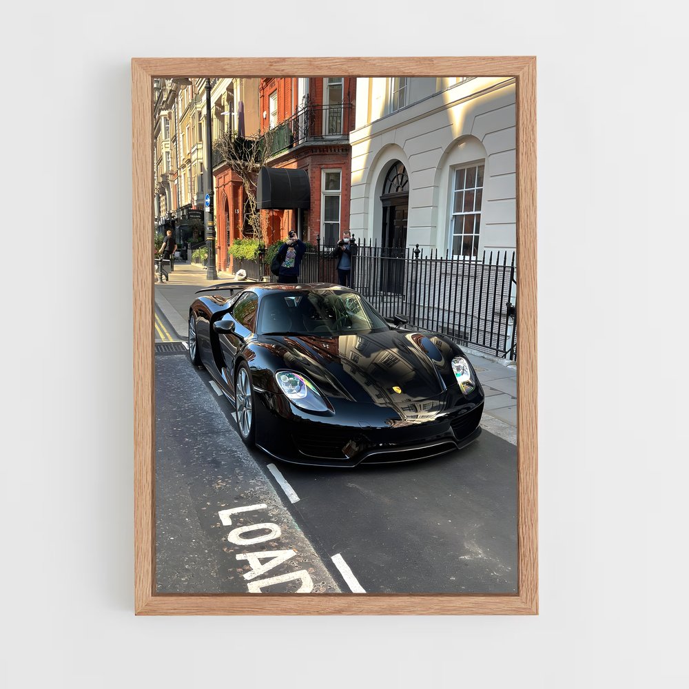 Poster L'ombre du Spyder – affiche Porsche (vue 4)